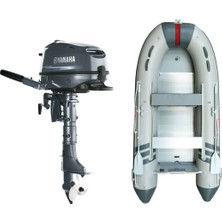 Marinport 3.00 Alüminyum Taban Şişme Bot + Yamaha 6 Hp Deniz Motoru