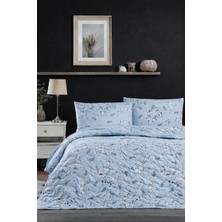 Forev Kapitoneli Çift Taraflı Pamuklu Çift Kişilik Pike Seti -  200X230- 50X70