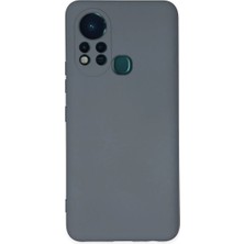 Uravas Store Infinix Hot 11S Kılıf Nano Içi Kadife Silikon - Gri