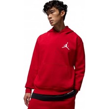 Nike Jordan Jumpman Fleece Pullover Hoodie Kırmızı Erkek Sweatshirt