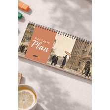 Tarihsiz Spiralli Haftalık Masaüstü Planlayıcı - Ankara - 10X30 cm Plango