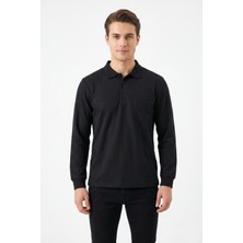 Dynamo Erkek Mevsimlik Polo Yaka Cepli Sweatshirt BGL-ST05366