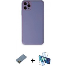 Pileli Store Pilelistore™ iPhone 11 Pro Max Kılıf Yadigar Klasik - Siyah 3D Antistatik Seramik Nano Ekran Koruyucu + Shine Kamera Lens Koruma Cam - Gd