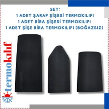 Şarap+Şişe Bira (Boğazsı)+Bira Şişesi Termokılıf Seti