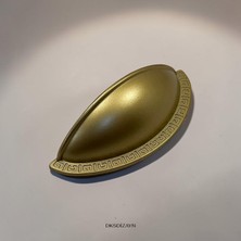 DKSDİZAYN 5 Adet Tas Kulp Mat Altın Dolap Kulpu – Metal Modern & Vintage Çekmece Kulpu (64 / 96 Mm)