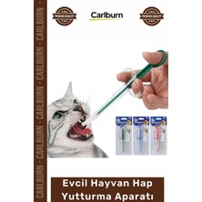 Carlburn #petshop Kedi Köpek Pratik Tablet Şırınga Ergonomik Yavru Bakım Evcil Hayvan Hap Yutturma Aparatı