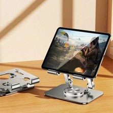 Nevamel Ally H07 Katalanabilir Alüminyum Tablet ve Telefon Tutucu STANDI-(5775)