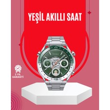 Nevamel® Amoled Smaart Watch Harita Modlu Bluetooth Aramalı 3 Değiştirilebilir Kayışlı