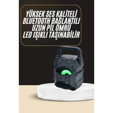 Nevamel Bluetooth Hoparlör Android ve Ios Uyumlu Ses Bombası USB Girişli Taşınabilir