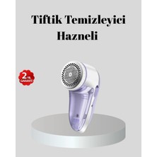 Nevamel Şarjlı Tiftik Temizleyici – Çıkarılabilir Hazneli Anti-Statik Fırçalı USB Şarjlı