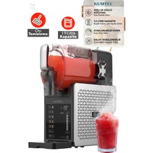 Kumtel Ev Tipi Slushie Buzlaş Makinesi Profesyonel Dondurulmuş Içecek Yapma Makinesi Hslush-01 Kompakt Tasarım 1.1 Litre Kapasite