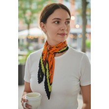 Trend Nexus Desenli Piliseli FULAR(70X70CM)ŞAL