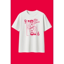 BarsDepo Anneler Günü (Hey Queen) Baskılı Oversize Tişört