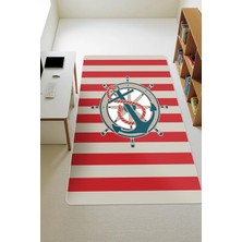 Dolce Mariee Modern Desenli Dijital Baskı Kaymaz Taban Çocuk ve Genç Odası Halısı H0747