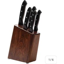 Cooknkeep Bloklu Paslanmaz Bıçak Seti