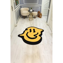 Dolce Mariee Modern Desenli Dijital Baskı Kaymaz Taban Çocuk ve Genç Odası Halısı H0895