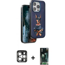 Pileli Store Pilelistore™ iPhone 15 Pro Max Kılıf Nova Form Koleksiyonu - Şeffaf 360 Full Body Arka Koruyucu + Pvd Metal Kamera Lens - Gs