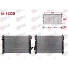 Otoco Chevrolet Aveo,kalos 1.4 A-T Ac+ / 2008 Su Radyatoru Brazing