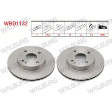 Otoco Mazda 323 Iv 1.3ı - 1.6ı - 1.8 16V 1989-1994 I Ön Havalı 4 Bjn 234,5X18X55X45 Fren Diski
