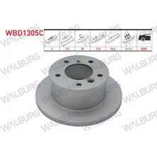 Otoco Volkswagen Lt 28-35 1996-2006 I Arka Duz Kaplamalı 5 Bjn 271,2X15,9X85X96,6 Fren Diski