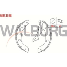 Otoco Renault Kangoo (Kc0 / 1) 1.5 Dcı Levyeli 228,6X42 mm 1998-2008 Fren Pabuc Balata Arka