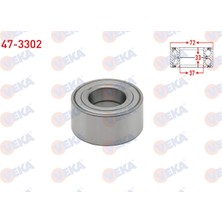 Otoco Peugeot 206 1.4I-16I-1.4 Hdı 1998-2006 / 106 Iı 1.4ı 1996-2002 On Tekerlek Rulmani Sol-Sag 37X72X33