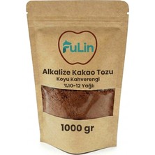 Fulin Alkalize Kakao Tozu (%10-12 Yağlı) - 1000 gr -Koyu Kahverengi