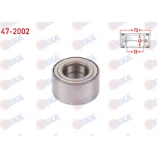 Otoco On-Arka Tekerlek Rulmanı Sol-Sag Abs Okuyuculu 38X73X40 Cıvıc Iv 1.4i-1.6i 16V 1987-1993/CIVIC V 1.3