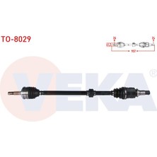 Otoco Toyota C-Hr (_X1_) 1.8 Hybrid Uzunluk 957 mm 2016 Komple Aks Sag On