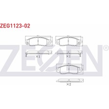 Otoco Nissan Almera Iı (N16) 1.5 Dcı 2000-2007 Ön Ikazlı Fren Balatası
