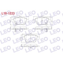 Otoco Toyota Avensis (T25) 1.6 Vvt-I 2003-2008 / Toyota Avensis 1.8 2003-2008 Arka Ikazlı Fren Balatası