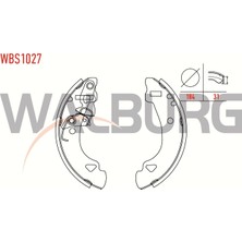Otoco Fiat Uno 70 1.4ı Levyeli 184X31 mm 1994-2000 Fren Pabuc Balata Arka