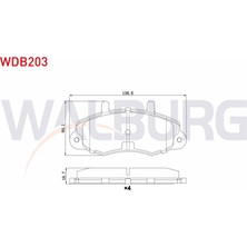 Otoco Ford Transit (T12) 2.5 D 18.80MM 1991-1998 Ön Fren Balatası