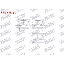 Otoco Mitsubishi L 300 (P0W,P1W) 2.5 D 1986-2006 / L 200 2.5 D 1986-1996 Ön Ikazlı Fren Balatası