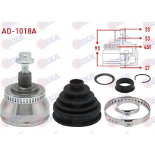Otoco Volkswagen Passat 1.9 Tdı Absli 45 Dis 33X27X53 Uzunluk 93 mm 1996-2000 Aks Kafasi Sol-Sag On Dis