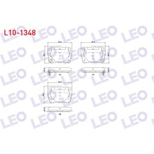 Otoco Toyota Rav4 Iı 1.8 Vvt-I 2000-2006 / Rav4 Iı 2.0 D-4d 2000-2006 Ikazlı Arka Fren Balatası