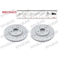 Otoco Mercedes A Serisi A 160 Cdı 2 I Ön Havalı Kaplamalı Performans Delıklı 5 Bjn 295X28X67X51 Fren Diski