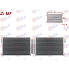 Otoco Fiat Egea 1.4 16V M-T 2015 Klima Radyatoru