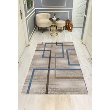 NEWORA Modern Desenli Dijital Baskı Kaymaz Taban Halı H0948