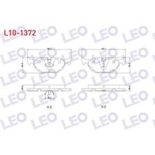 Otoco Bmw 5 Serisi (E34) 518 I 1987-1995 / (E34) 520 I 1987-1995 Arka Fren Balatası