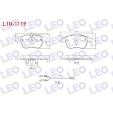 Otoco Citroen C5 Iıı 1.6 Hdı 2008-2015 / Mondeo Iv 2.0ı 2007-2014 Ön Fişli Fren Balatası