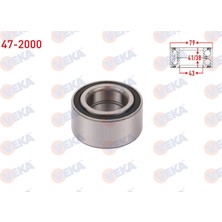 Otoco On Tekerlek Rulmanı Sol-Sag 43X79X41/38 Honda Cıvıc V 1.6i 1992-1995 / Cıvıc Vı 1.4i - 1.5i - 1.6i 1