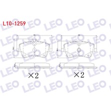 Otoco Mercedes C Serisi (W203) C 200 Cdı 2000-2006 / (W203) C 180 2000-2006 Ön Fren Balatası