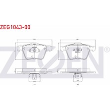 Otoco Volvo XC90 I 2.5 T 2002-2014 / Volvo XC90 I 3.2ı 2002-2014 Ön Fren Balatası