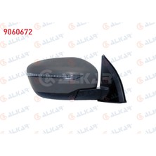 Otoco Nissan Qashqai 2013 Dis Dikiz Aynasi Sag Astarli Isitmali Elektrikli Siyah LED Sinyalli 7 Pin
