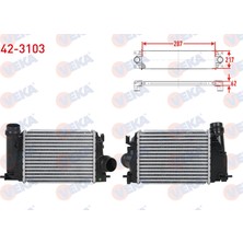 Otoco Renault Megane Iv 1.5 Dci,bluedci- 2015 / Talisman 1.5 Dcı 2015 Turbo Radyatoru (Intercooler)