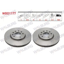 Otoco Opel Vectra B 2.0ı 1995-2003 / Vectra B 2.0 1995-2003 I Ön Havalı 5 Bjn 287,8X25X70X42,3 Fren Diski