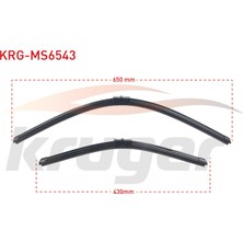 Otoco Ford Focus Iı / Peugeot 207 Arac Bazli Silecek Seti 650-430MM