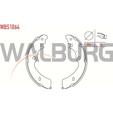 Otoco Isuzu D-Max (8dh) 2.5 D 4x2 254X50 mm 2002-2012 Fren Pabuc Balata Arka