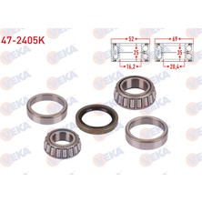 Otoco On Tekerlek Rulman Kıtı Sol-Sag 69X35X20,4/52X25X16,2 Kıa K2500 2.5 D 2003- / K2700 2.7 D 2003- / Bo